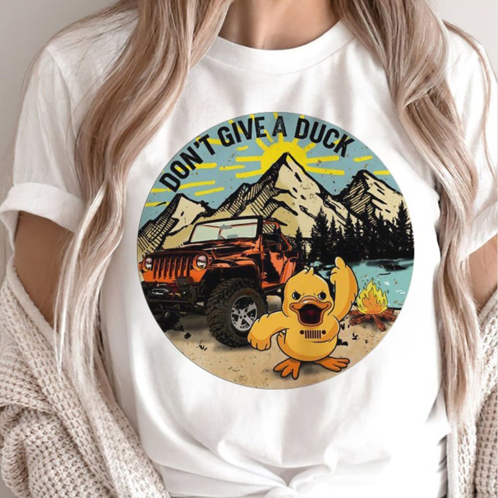 Jeep T Shirt Don't Give A Duck, Gift For Jeep Lovers, Jeep Unisex Shirt